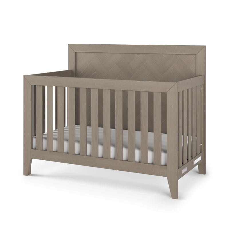 Kieran 4-In-1 Convertible Crib, Crescent Gray