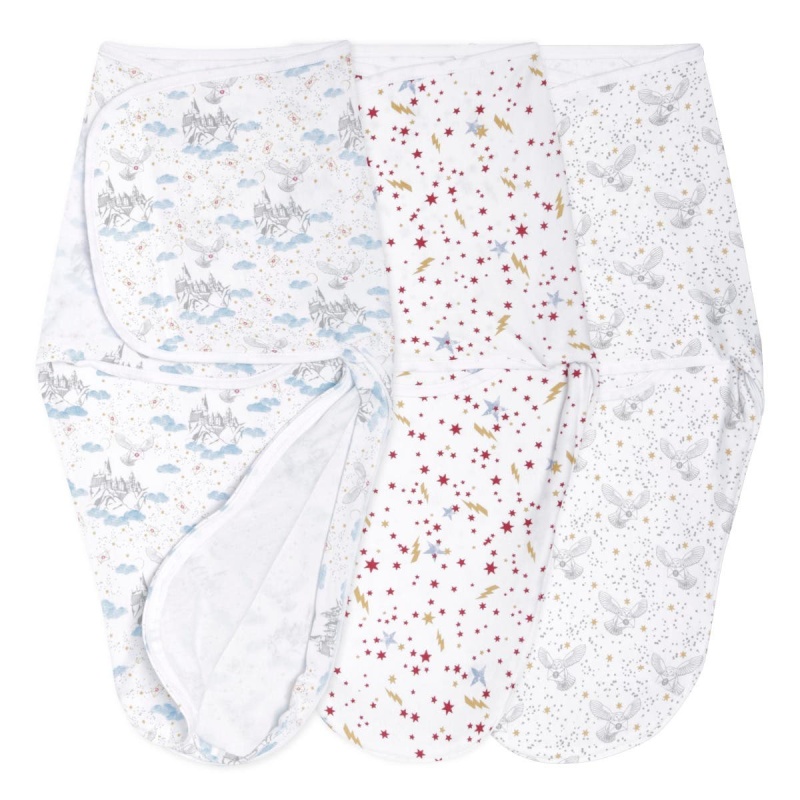 Essentials Easy Swaddle Wrap Quick Change 3 Pack Tog 1.0 - 0-3 Months