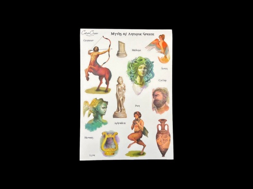 Greek Mythology Stickers, Unique Designs