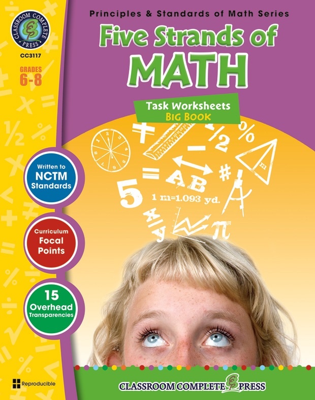 Classroom Complete Regular Edition Book: Five Strands of Math - Tasks Big Book, Grades 6, 7, 8