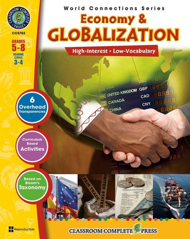 Classroom Complete Regular Education Social Studies Book: Economy & Globalization, Grades - 5, 6, 7, 8