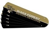New Ncaa Wake Forest Demon Deacons 52" Ceiling Fan Blade Set