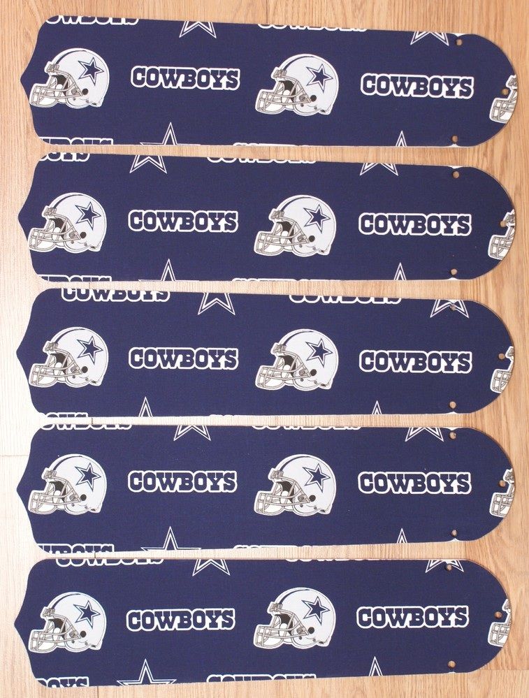 New Nfl Dallas Cowboys 52" Ceiling Fan Blades Only