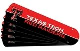 New Ncaa Texas Tech Red Raiders 52" Ceiling Fan Blade Set