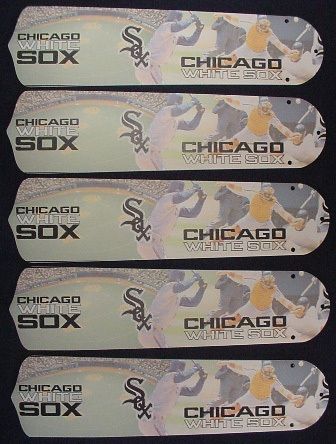 New Mlb Chicago White Sox 52" Ceiling Fan Blades Only