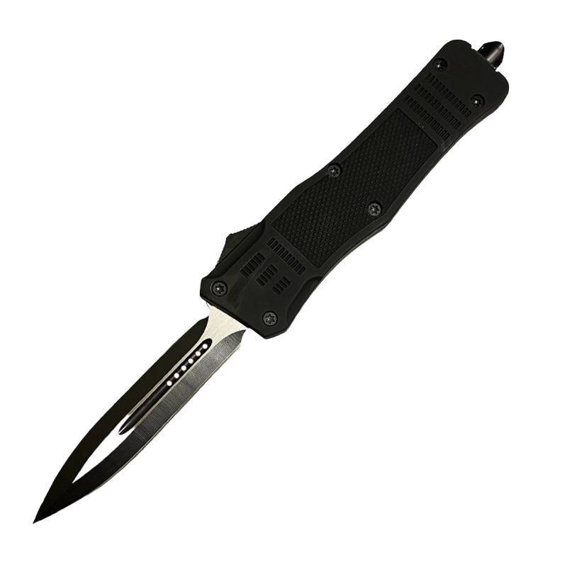 3.5" Abs Otf Automatic Knife W/ Dagger Blade