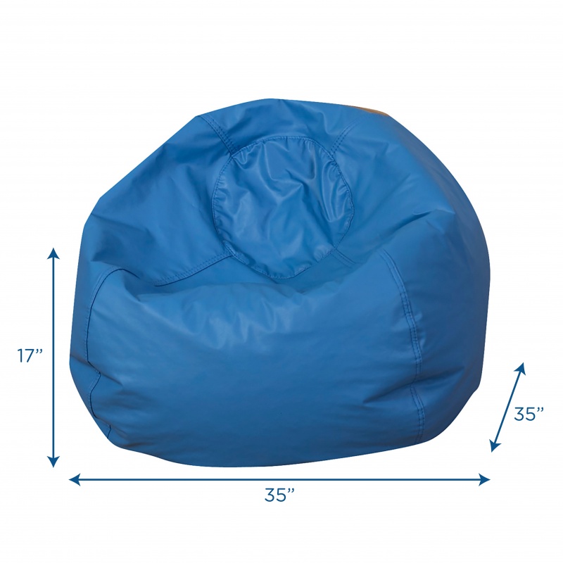 Go2 Bean Bag 35″ Round – Blue