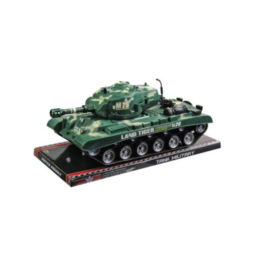 Toy Friction Military Tank 2 Assorted