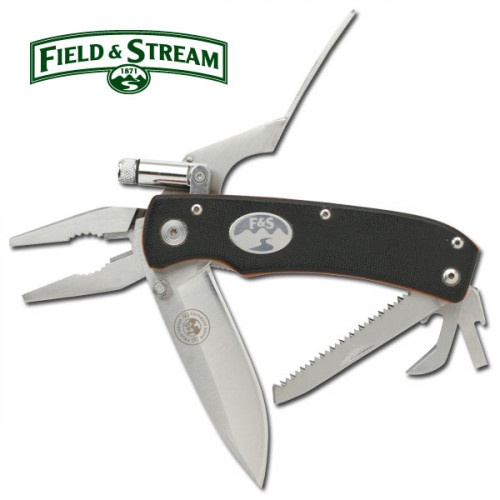 Field And Stream Multipurpose Tool With Led Flashlight