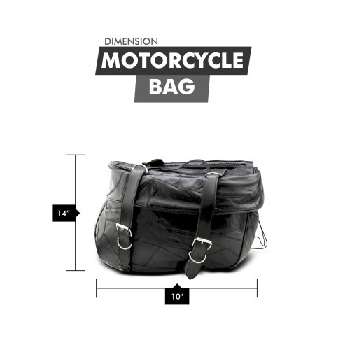 Twin Saddlebag Style Leather Motorcycle Bags