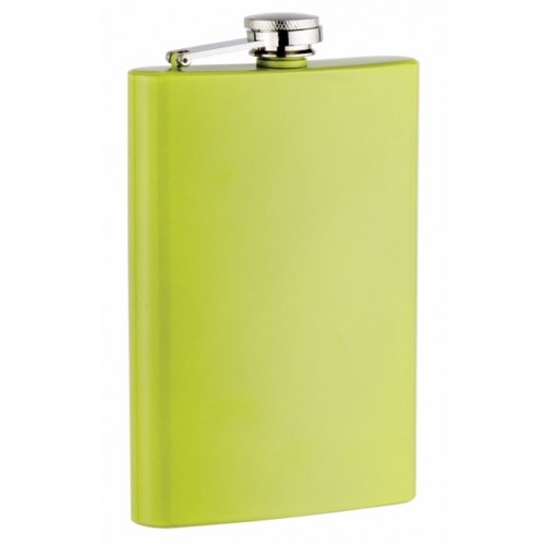 Yellow Painted 8Oz Flask