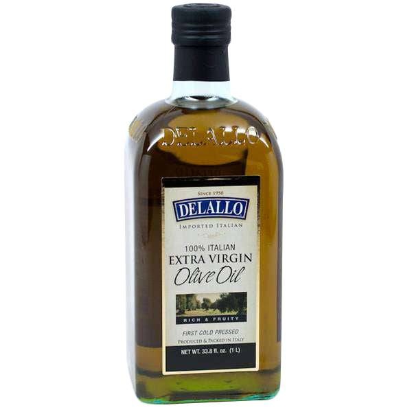 Olive Oil, Extra Virgin (Delallo) - 33.8 Oz