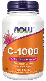 C-1000 With Rose Hips - 100 Tablets