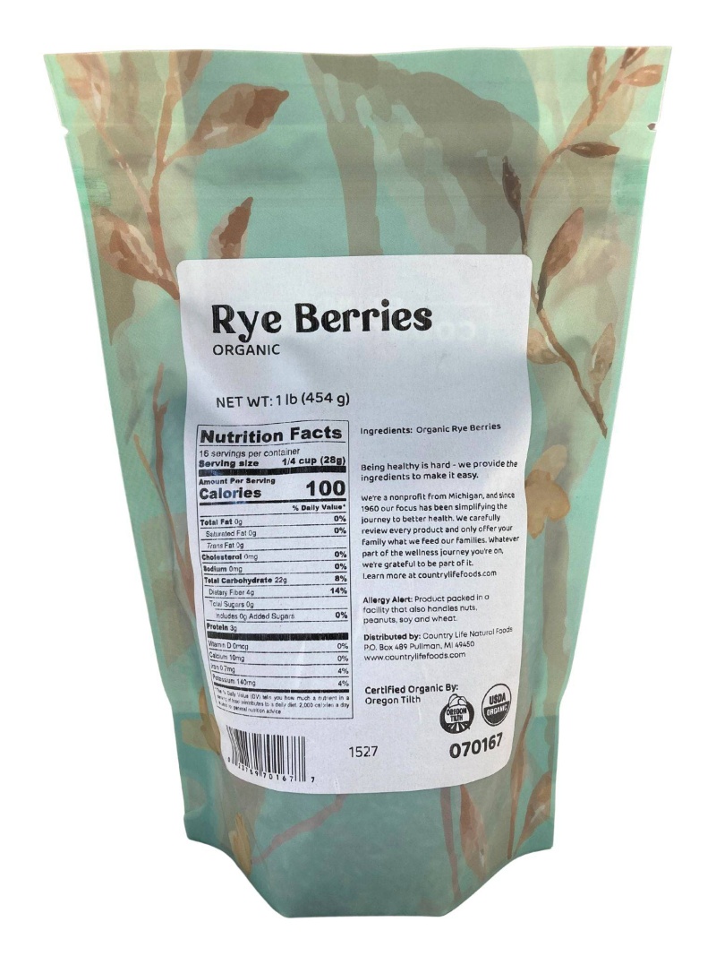 Organic Rye Berries