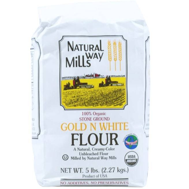 Organic White Flour, W/Germ (Gold N White)