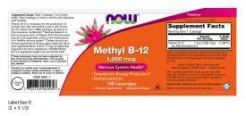 Methyl B-12 1,000Mcg 100 Count