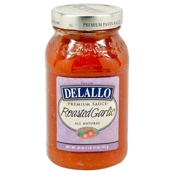 Spaghetti Sauce, Roasted Garlic (Delallo) - 24 Oz