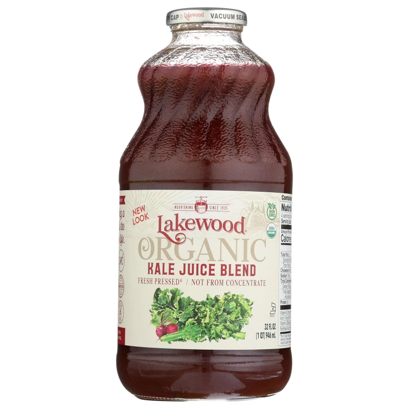 Organic Super Kale Juice (Lakewood Organic Juice) - 32 Oz