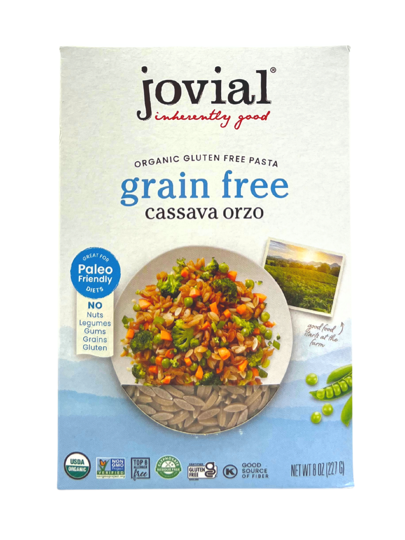 Organic Cassava Pasta - Orzo (Jovial)