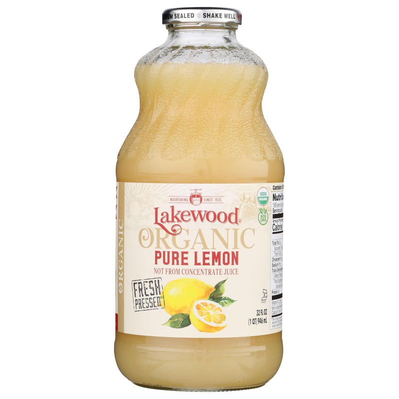 Lemon Juice, Organic 32 Oz