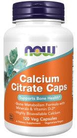 Calcium Citrate Caps 120 Count