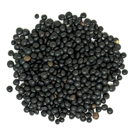 Organic Beluga Black Lentils - 25 Lb