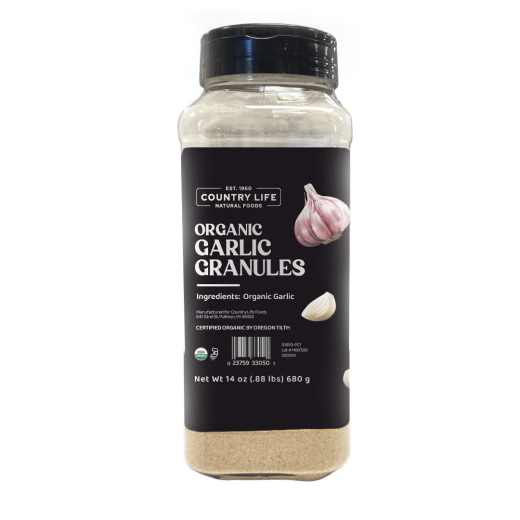 Organic Garlic Granules - 14 Oz