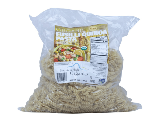 Fusilli, Quinoa, Organic, Gluten-Free - 5 Lb