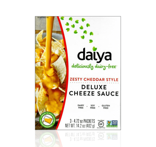 Cheeze Sauce, Vegan Deluxe, Daiya Zesty Cheddar
