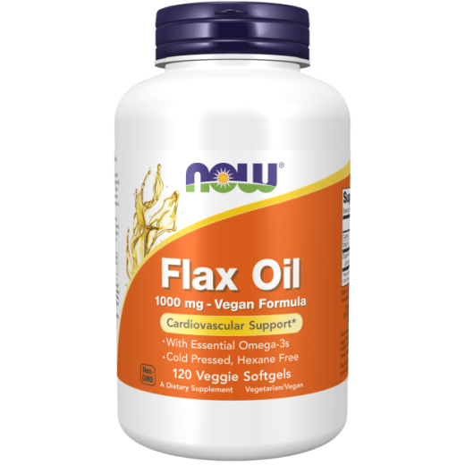 Flax Oil 1,000Mg Vegan Formula - 120 Softgels