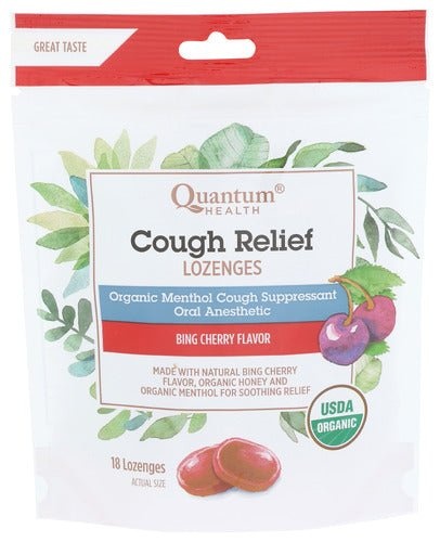 Quantum Health Organic Cough Relief Lozenges