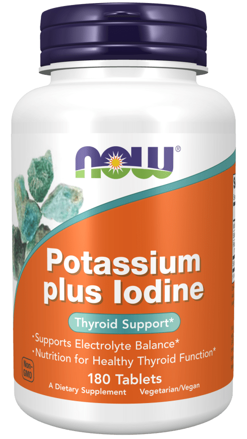 Potassium Plus Iodine - 180 Count by NOW