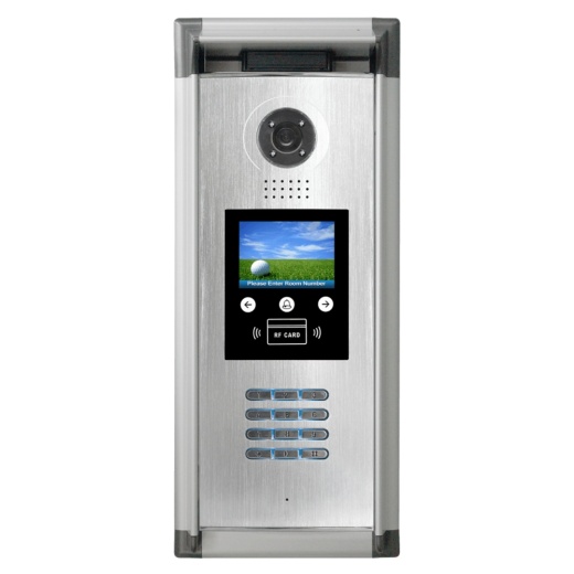 Video Intercom Entry Panel – Dmr18s/Id-F Door Entry Camera Panel with 3.5 Inch TFT, Digital Keypad, RFID Reader, Aluminum Alloy Housing