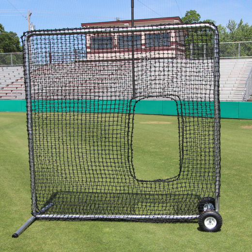 Cimarron 7' x 7' Softball Net and Premier Frame with Wheels
