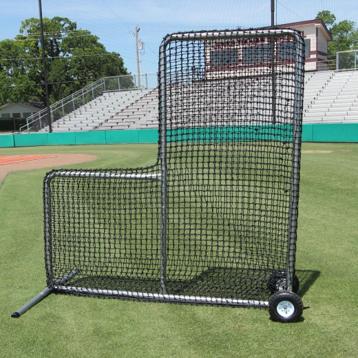 Cimarron 7' x 7' #84 L Net and Premier Frame with Wheels