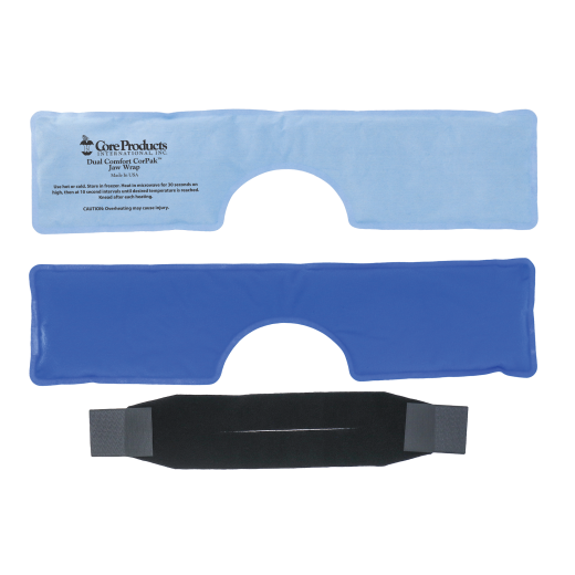 Dual Comfort Corpak Jaw Wrap - Hot or Cold Therapy for Pain Relief