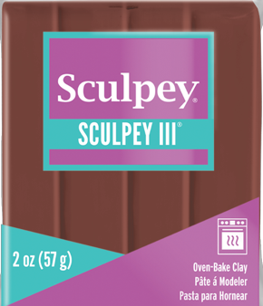 Sculpey III - White Glitter, 2 oz