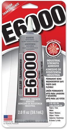 E6000 Craft Glue Clear 2 Oz. Tube 6 Per Case