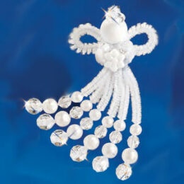 Beadery Holiday Ornament Kit Chenille Angel
