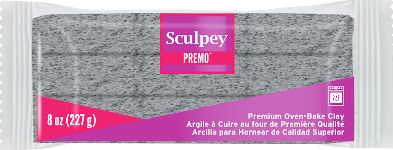 Sculpey Premo Polymer Oven-Baked Clay 2oz Gray Granite 5065