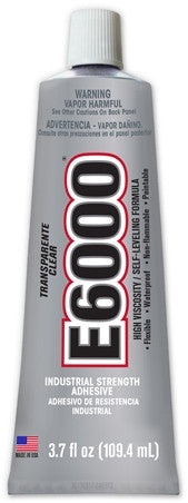 E6000 Glue Clear High Viscosity 3.7Oz Tube(2 Tubes)
