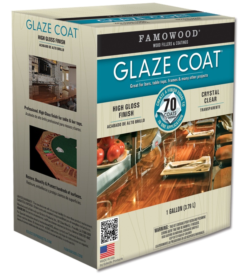 Famowood Glaze Coat Epoxy Coating One Gallon Kit