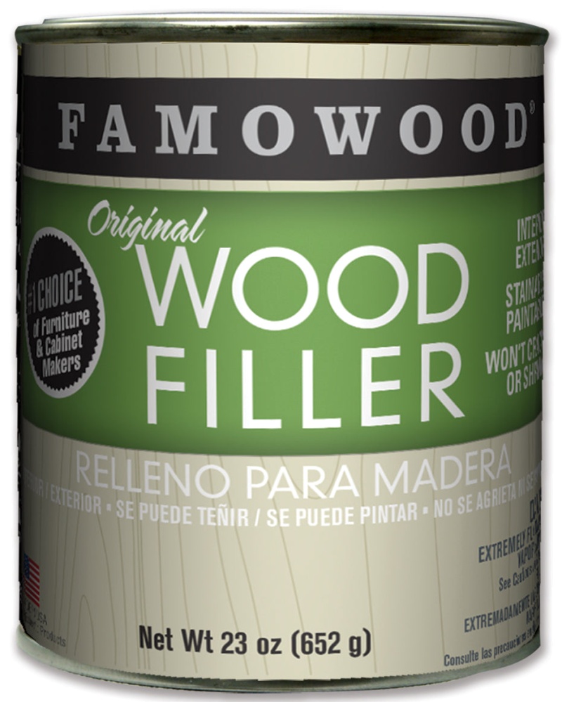 Famowood Wood Filler White Glaze Solvent Base 23Oz