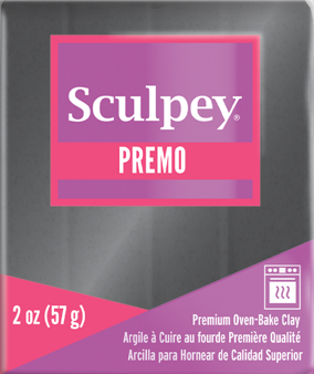 Premo Sculpey Clay Graphite Pearl 2 Oz Bar - PE02 5120