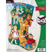 Bucilla ® Seasonal - Felt - Stocking Kits - Santa's Christmas