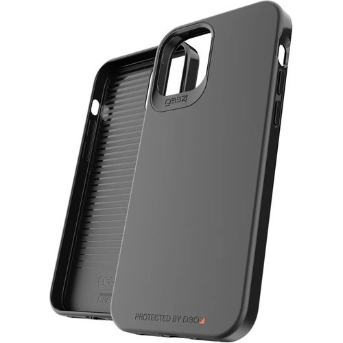 Gear4 Holborn Slim Case for iPhone 12 Pro and iPhone 12 - Textured Black