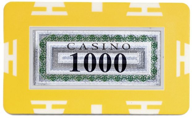 European Style Rectangular 32G Holographic Poker Plaques (Each) 1000