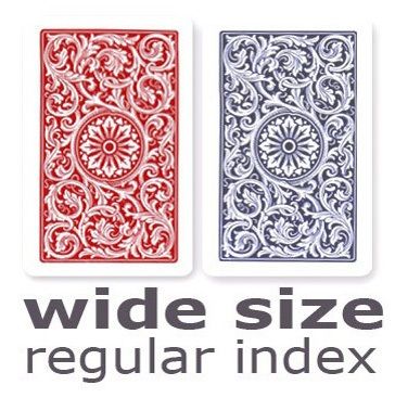 Copag 1546 Red & Blue Wide - Regular Index Playing Cards