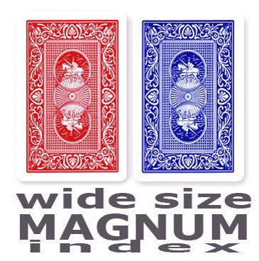 Copag Red & Blue Wide - Magnum Index Playing Cards