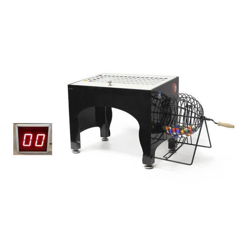 Automatic Electronic Bingo Speedy Cage With A Wireless 4 Inch Led Display